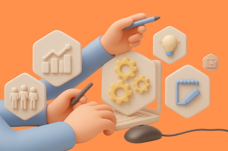 illustration de la stratégie à mener pour automatiser ses process d'inbound marketing